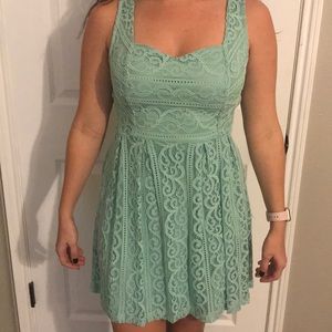 Mint Green spring dress
